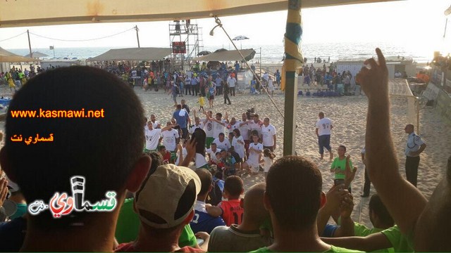 فيديو:  كفرقاسم في الصدارة ... فلفلة بطل ابطال الدوري لكرة الشواطئ 3-1 وعامر يتيم يتالق كالنجم في السماء 